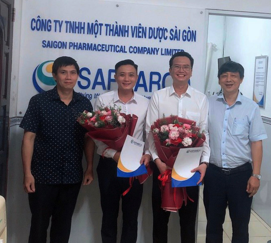 Sapharco công bố và trao quyết định bổ nhiệm Giám đốc và Phó Giám đốc Chi nhánh Công ty TNHH MTV Dược Sài Gòn tại Cần Thơ.