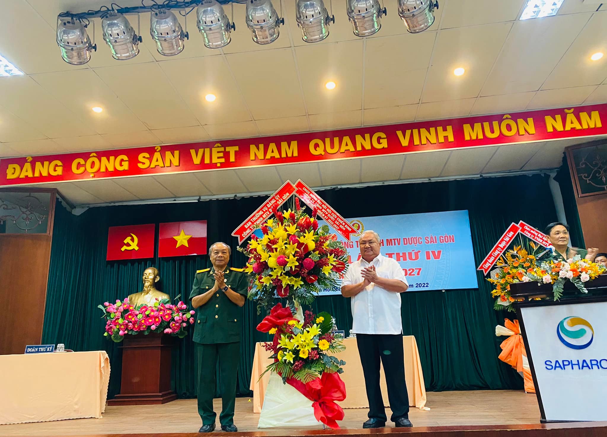 Đại hội Hội cựu chiến binh Công ty TNHH MTV Dược Sài Gòn - Sapharco lần thứ IV nhiệm kỳ 2022 - 2027