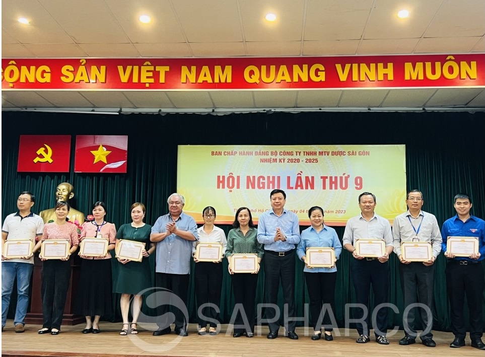 Hội nghị sơ kết Công tác Đảng bộ Công ty TNHH MTV Dược Sài Gòn 6 tháng đầu năm và triển khai phương hướng, nhiệm vụ công tác 6 tháng cuối năm 2023