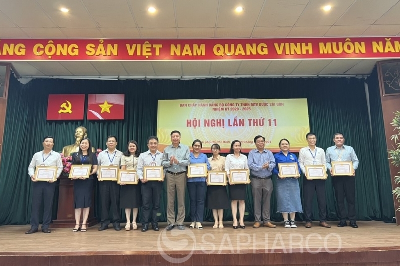 Sapharco tổ chức Hội nghị lần thứ 11 Ban Chấp hành Đảng bộ Công ty TNHH MTV Dược Sài Gòn khóa III nhiệm kỳ 2020 - 2025.